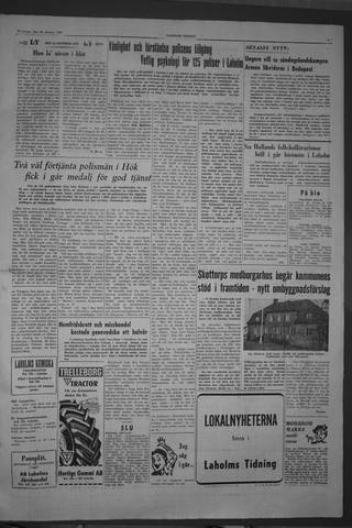 Förstasidan, Torsdag 25 oktober 1956