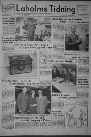Förstasidan, Onsdag 8 juni 1966