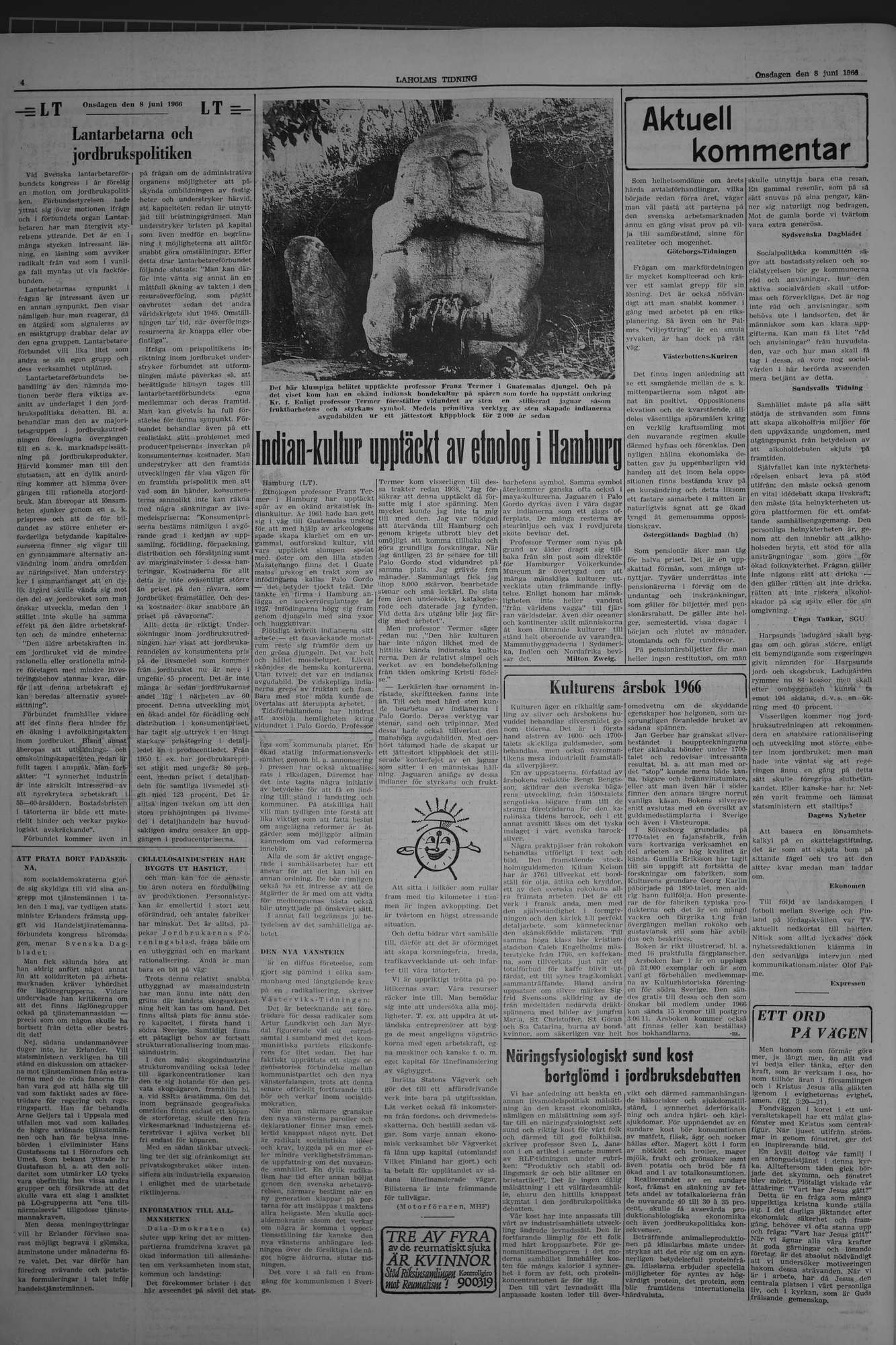 Laholms Tidning Onsdag 8 juni 1966, sida 4