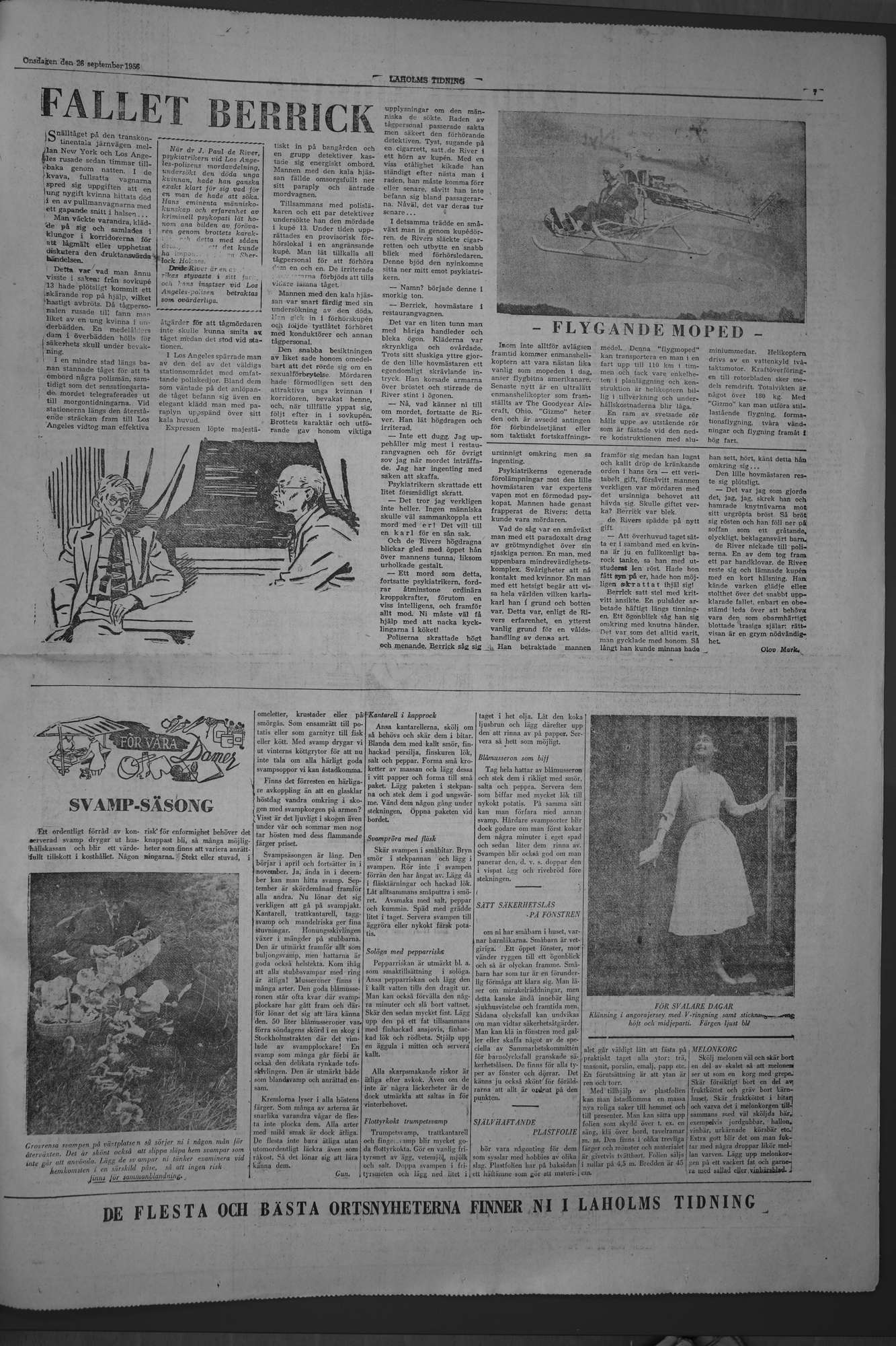 Laholms Tidning Onsdag 26 september 1956, sida 7