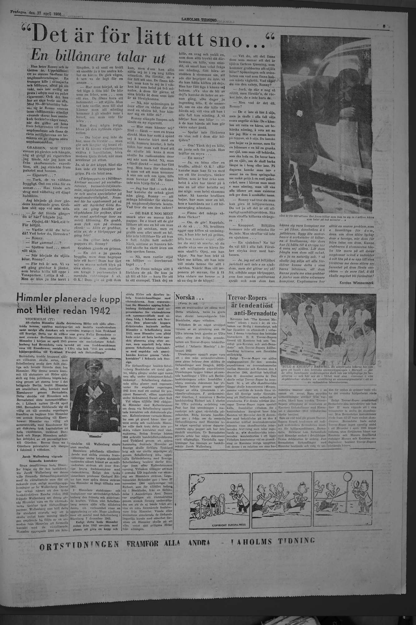 Laholms Tidning Fredag 27 april 1956, sida 5