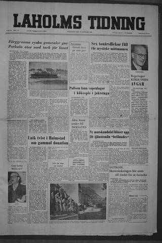 Förstasidan, Fredag 27 januari 1956