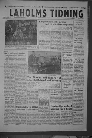 Förstasidan, Torsdag 28 juni 1956
