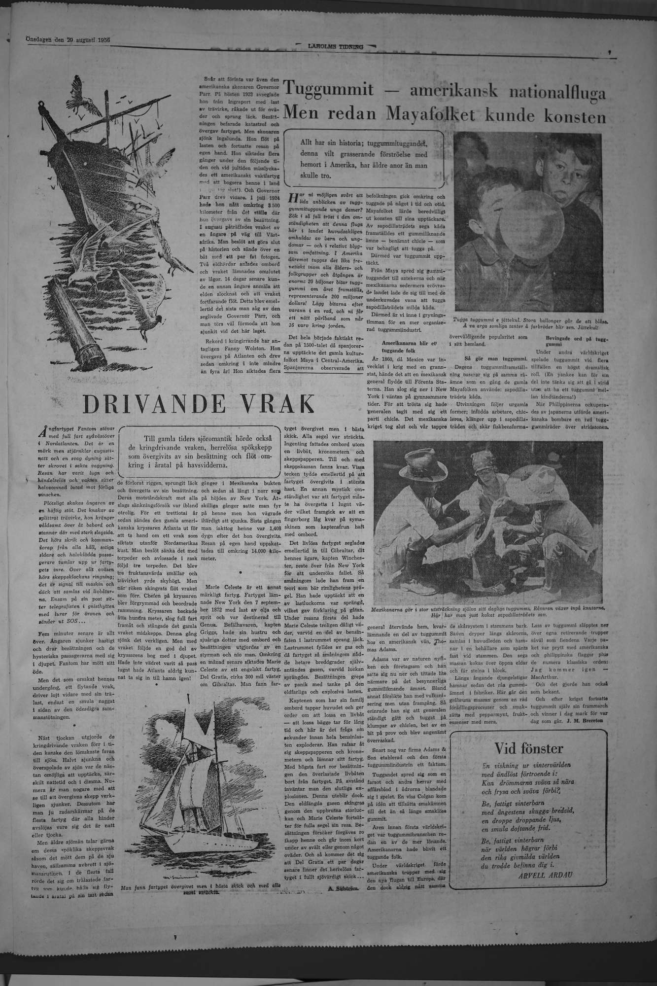 Laholms Tidning Onsdag 29 augusti 1956, sida 7
