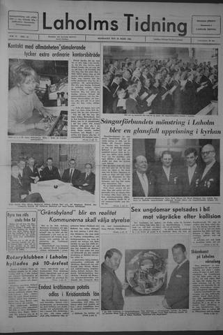 Förstasidan, Måndag 28 mars 1966