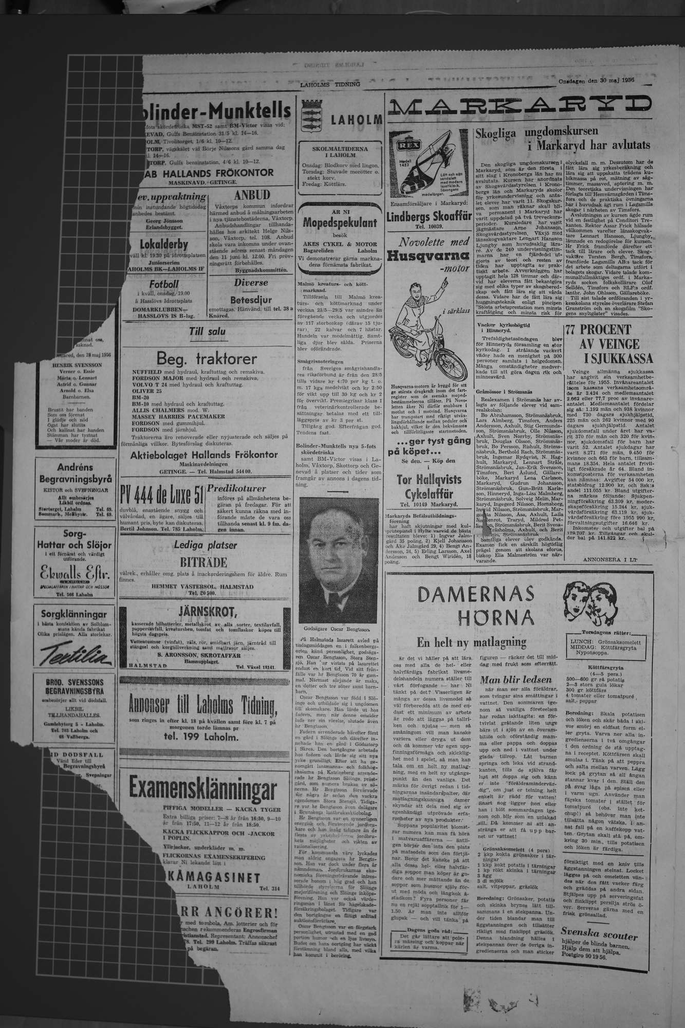 Laholms Tidning Onsdag 30 maj 1956, sida 2