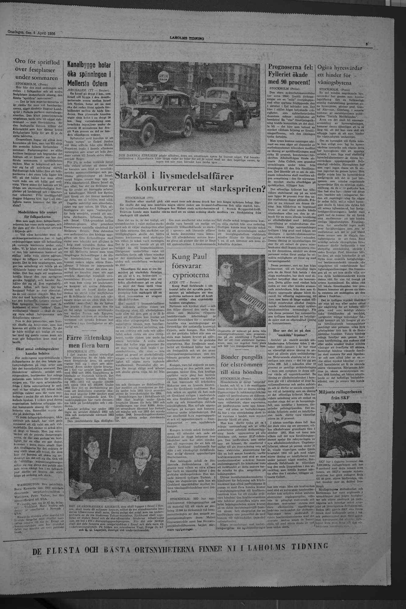 Laholms Tidning Onsdag 4 april 1956, sida 5