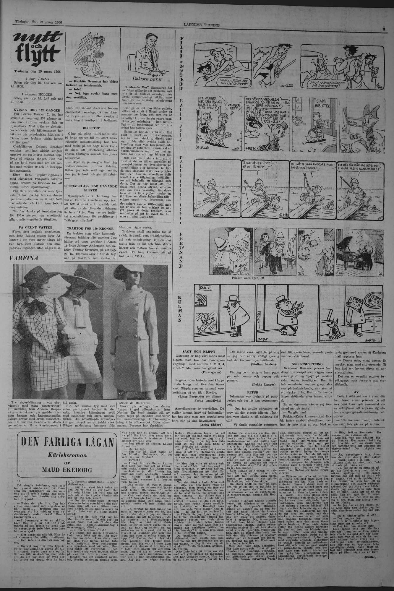 Laholms Tidning Tisdag 29 mars 1966, sida 5