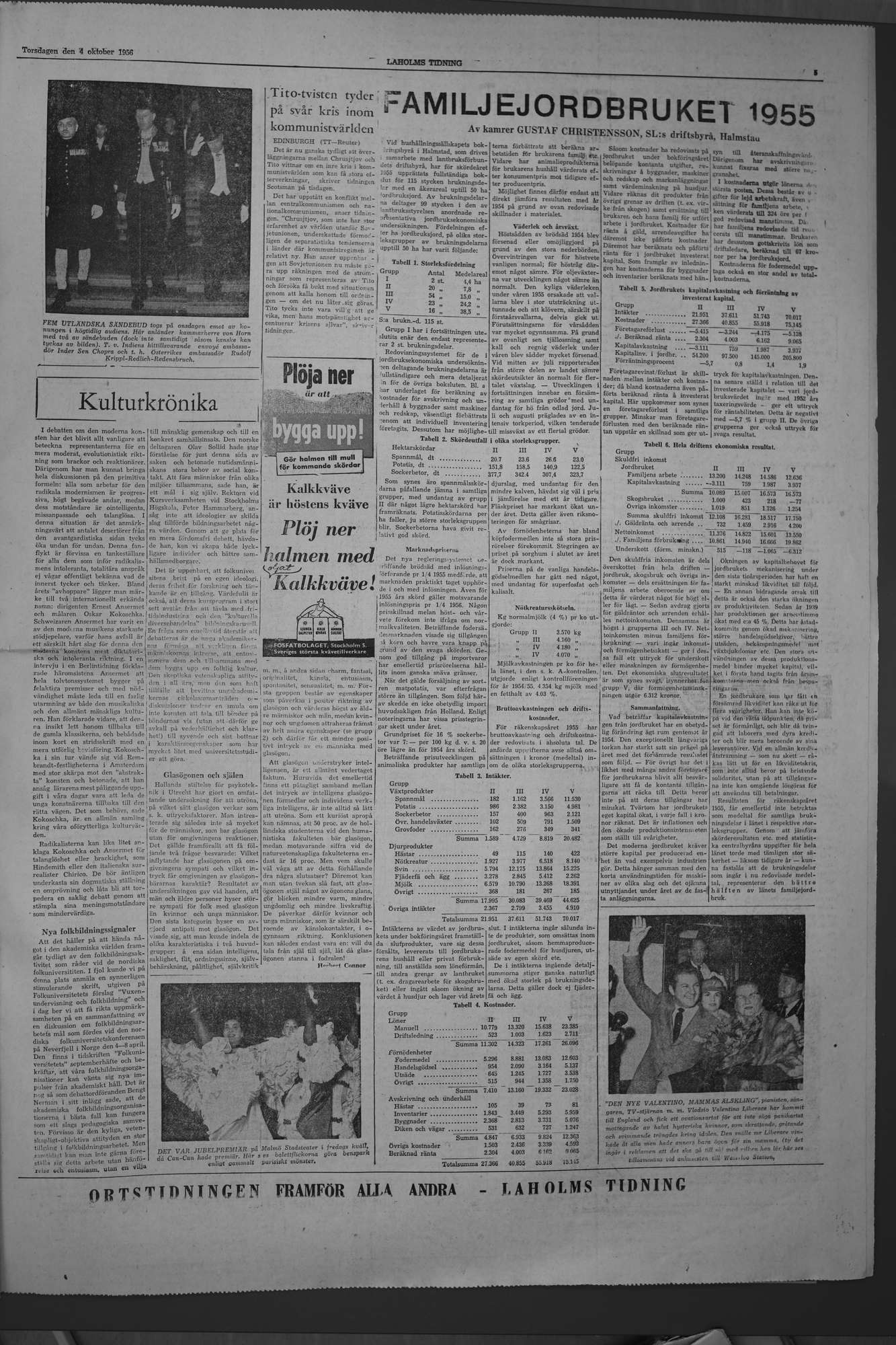 Laholms Tidning Torsdag 4 oktober 1956, sida 5