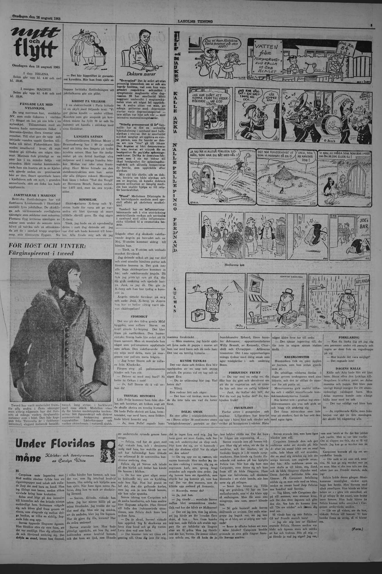 Laholms Tidning Onsdag 18 augusti 1965, sida 5