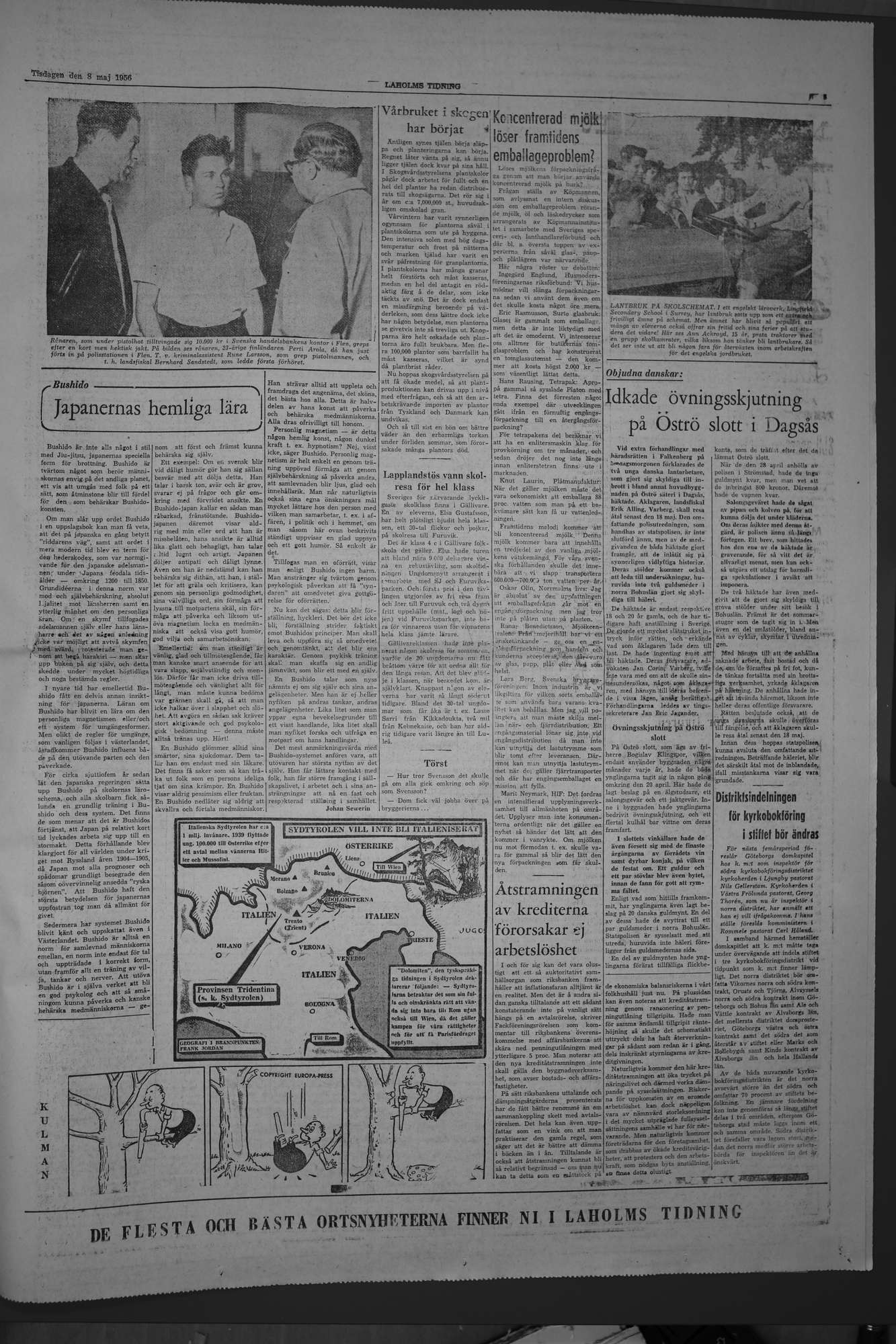 Laholms Tidning Tisdag 8 maj 1956, sida 5