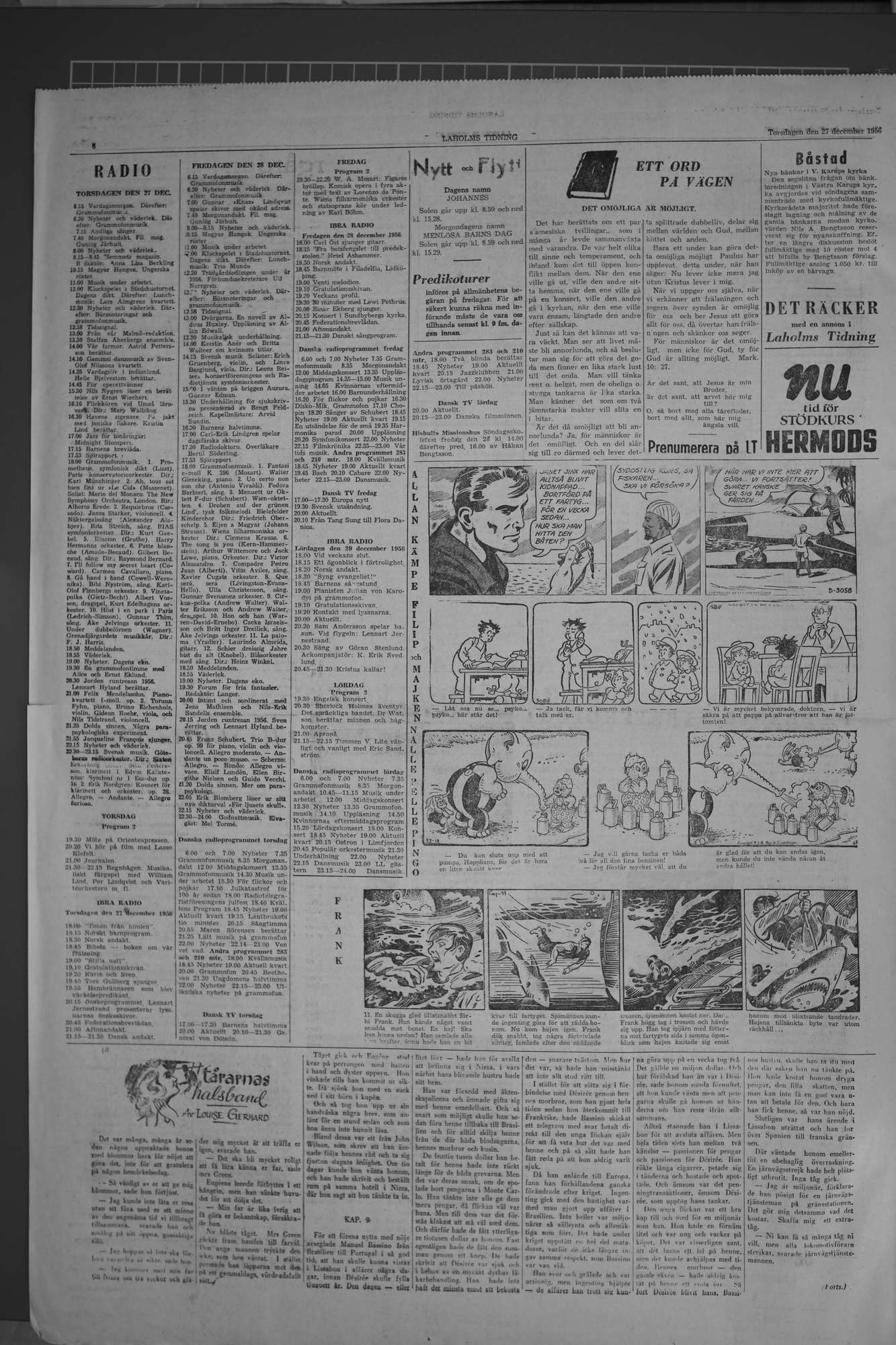 Laholms Tidning Torsdag 27 december 1956, sida 6