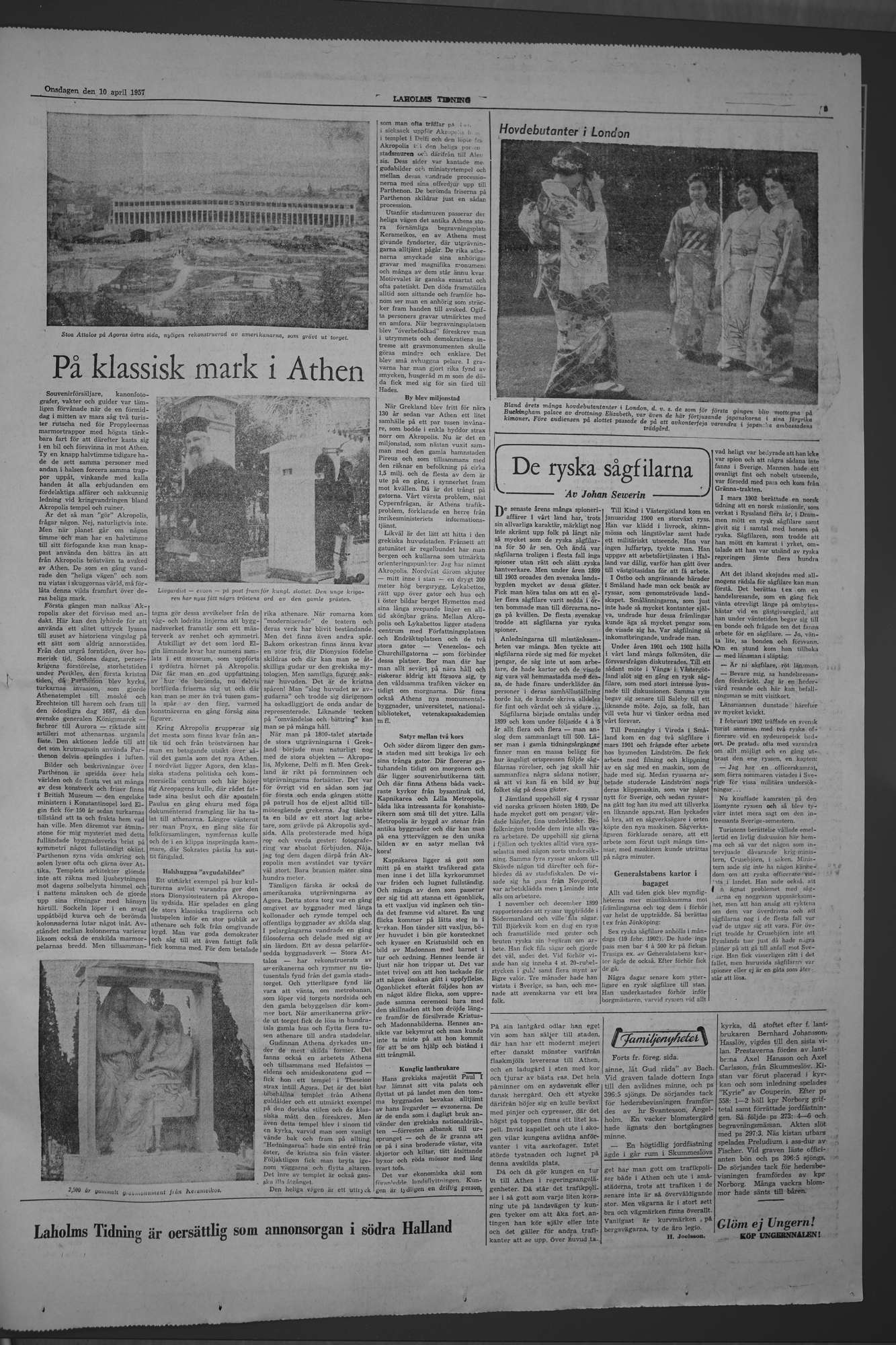 Laholms Tidning Onsdag 10 april 1957, sida 5