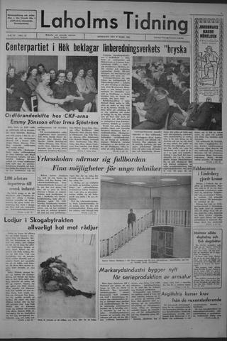 Förstasidan, Onsdag 9 mars 1966