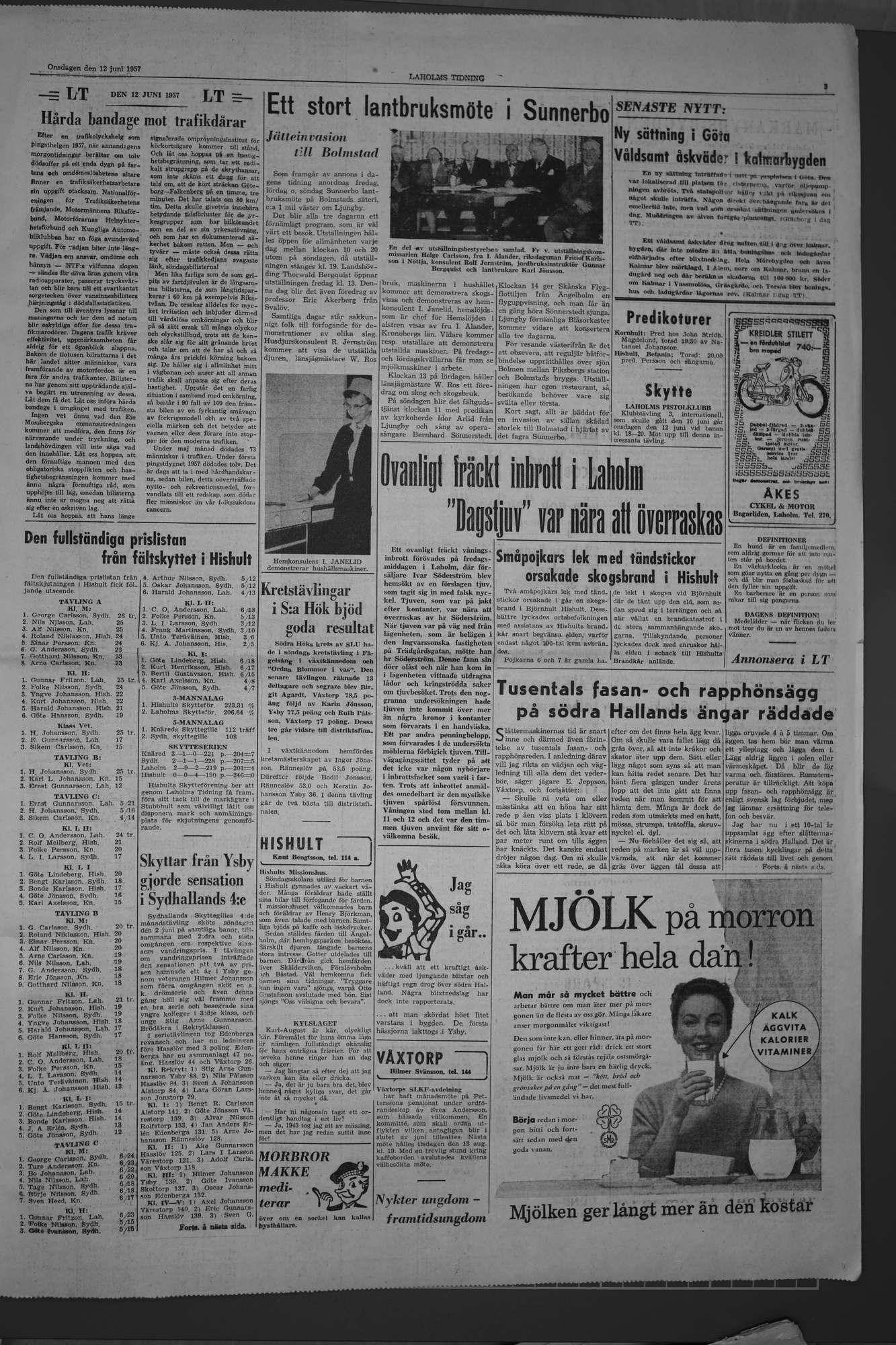 Laholms Tidning Onsdag 12 juni 1957, sida 3