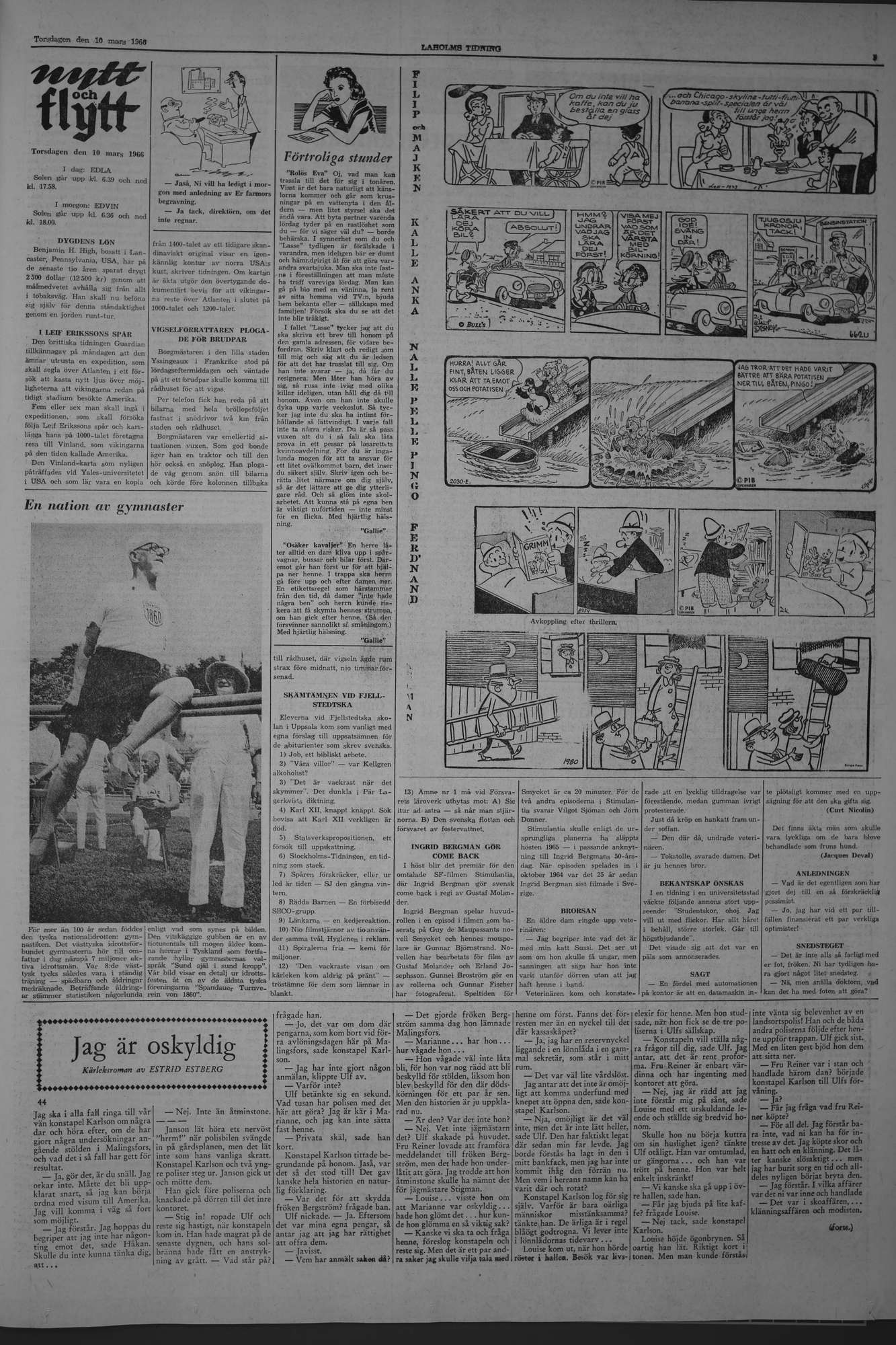 Laholms Tidning Torsdag 10 mars 1966, sida 5