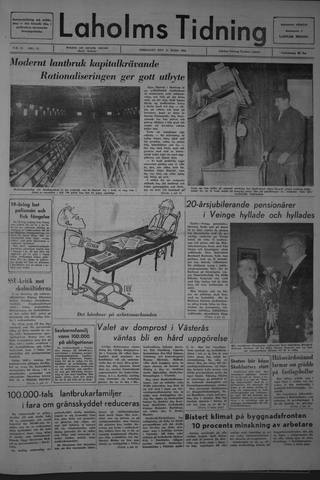 Förstasidan, Fredag 11 mars 1966