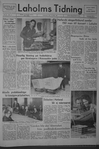 Förstasidan, Lördag 12 mars 1966