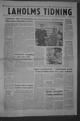Förstasidan, Onsdag 15 maj 1957