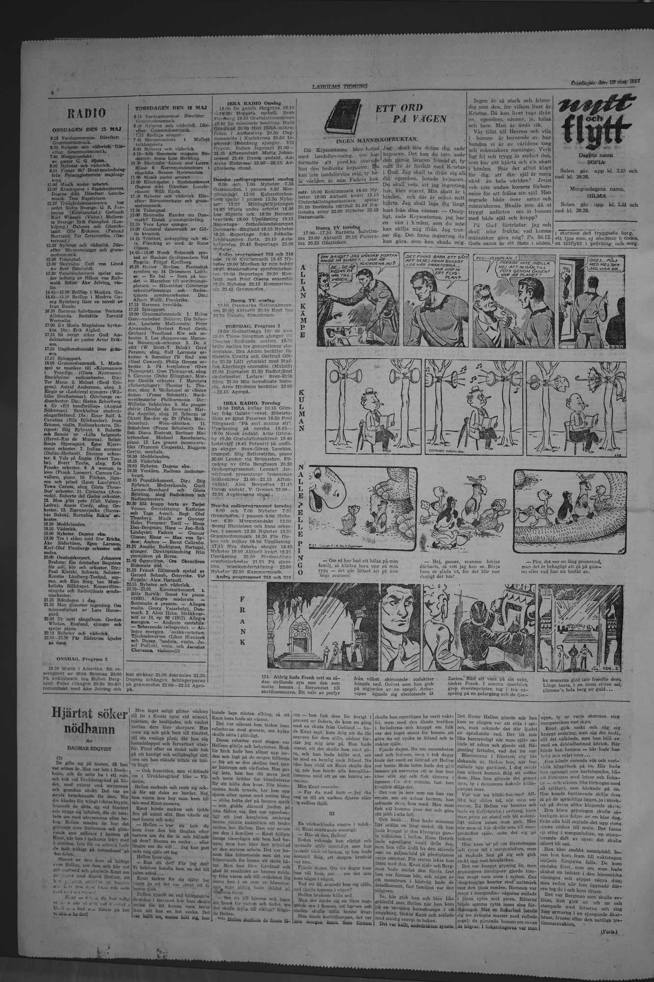 Laholms Tidning Onsdag 15 maj 1957, sida 6