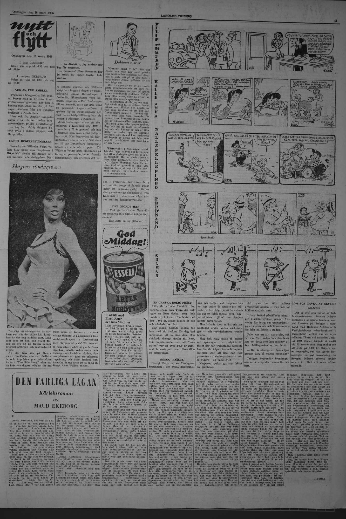 Laholms Tidning Onsdag 16 mars 1966, sida 5