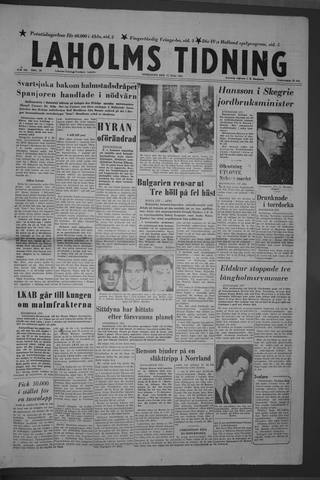 Förstasidan, Onsdag 17 juli 1957