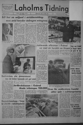 Förstasidan, Torsdag 17 mars 1966