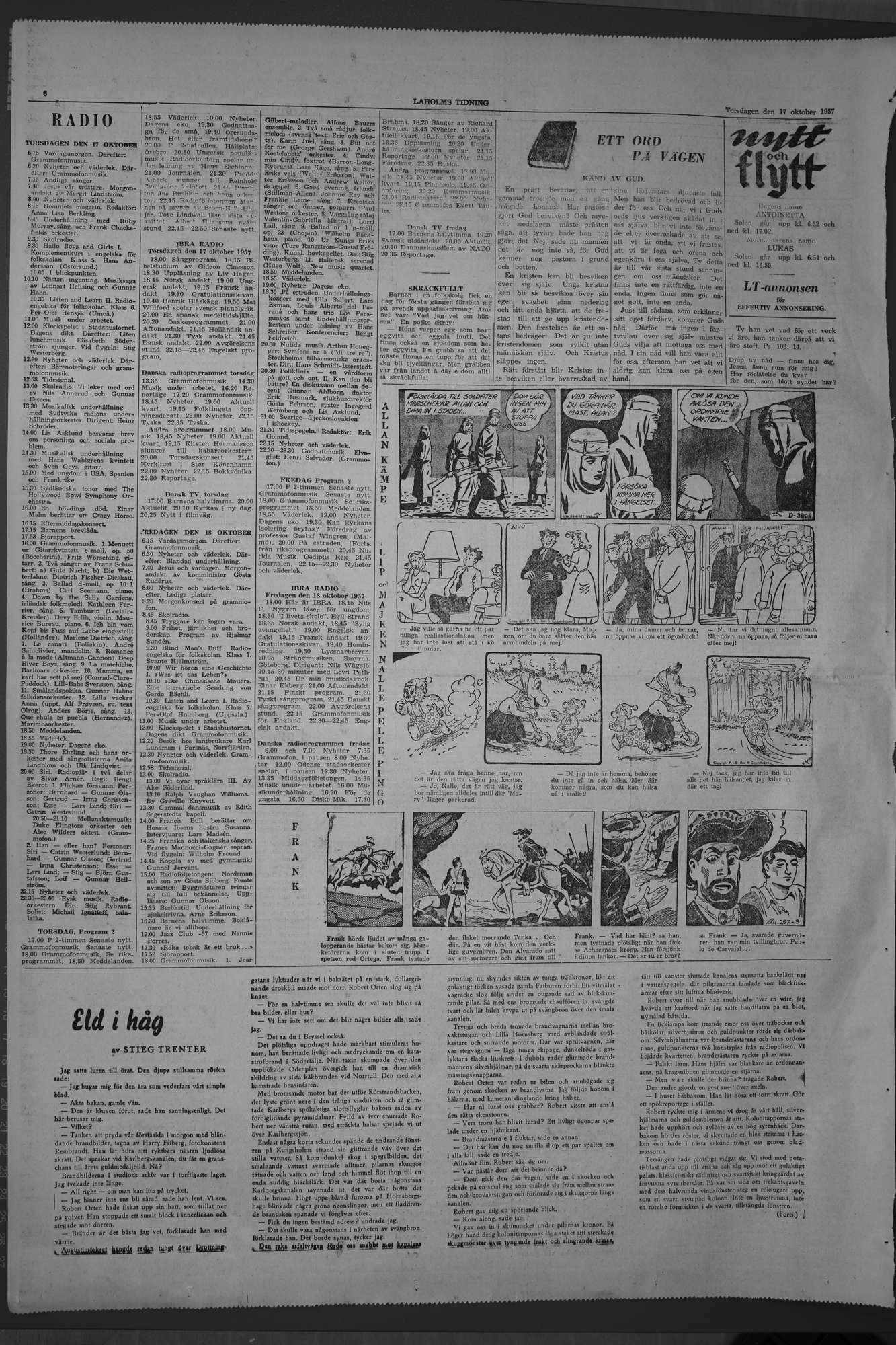 Laholms Tidning Torsdag 17 oktober 1957, sida 6