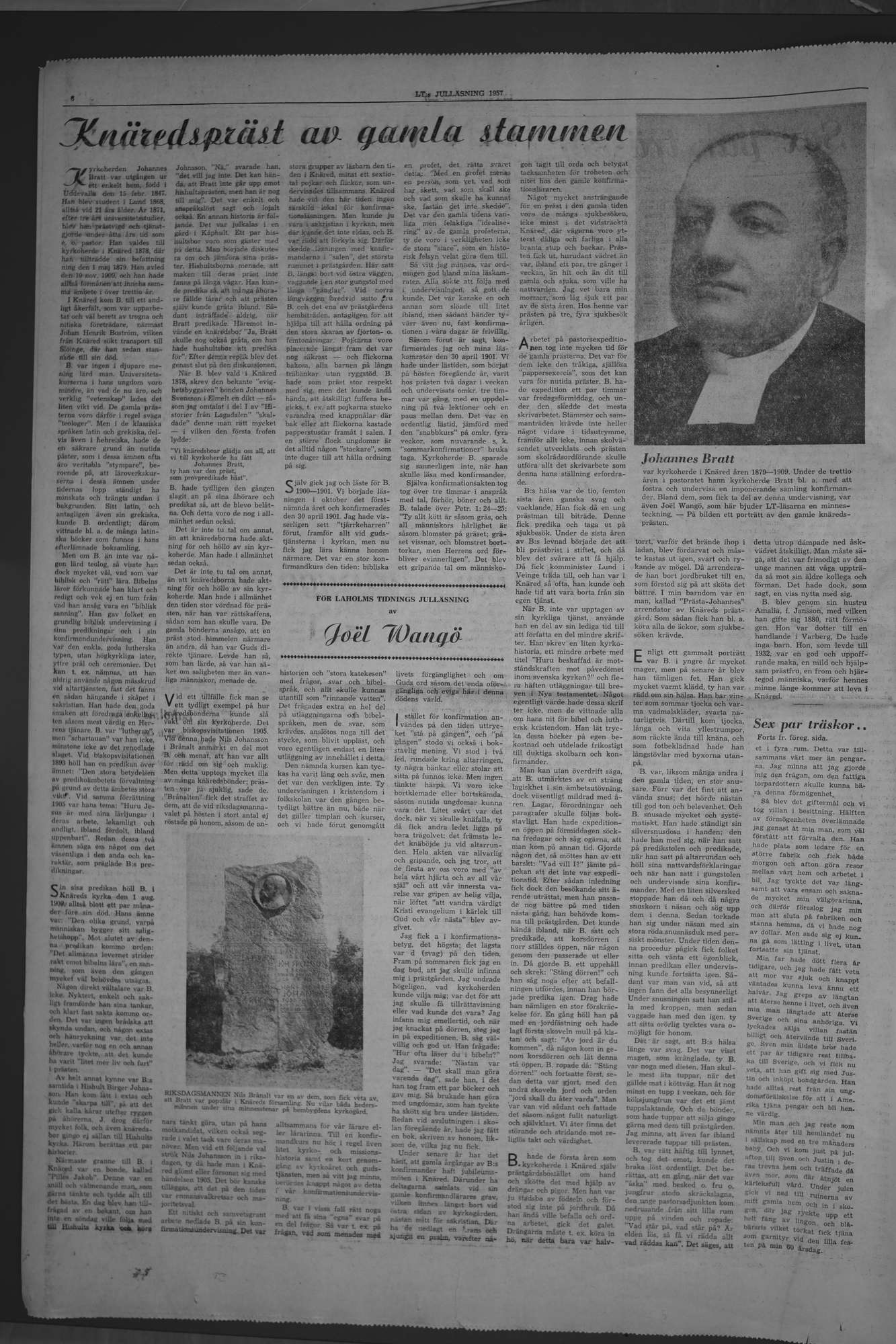 Laholms Tidning Onsdag 18 december 1957, sida 14