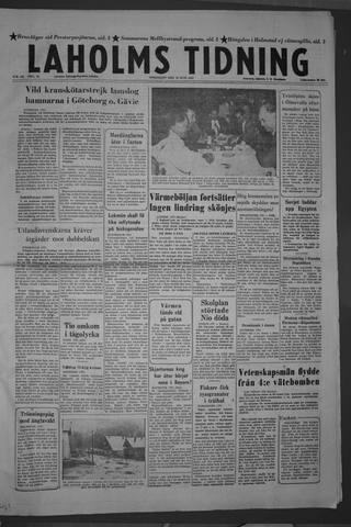 Förstasidan, Onsdag 19 juni 1957