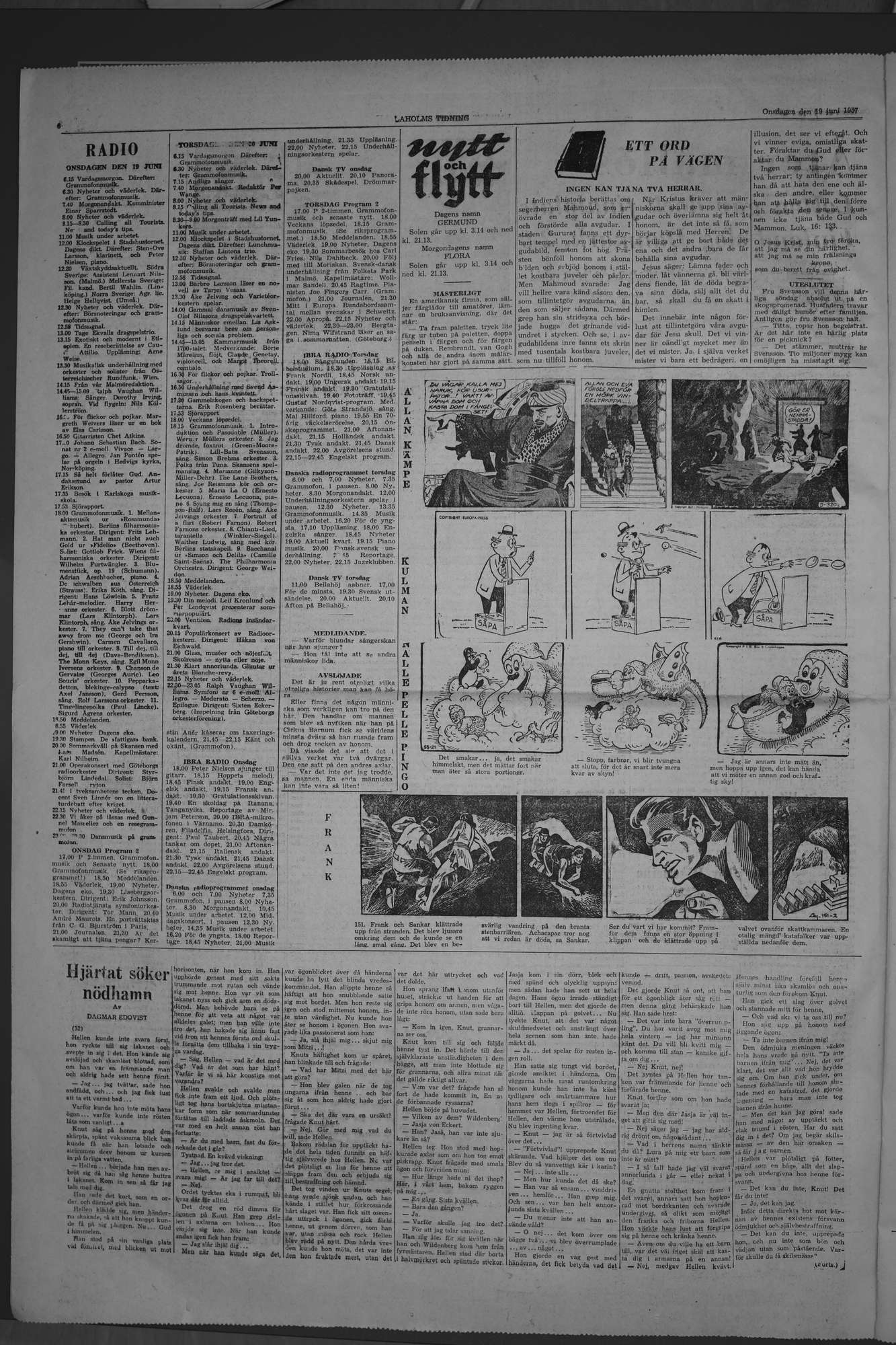 Laholms Tidning Onsdag 19 juni 1957, sida 6