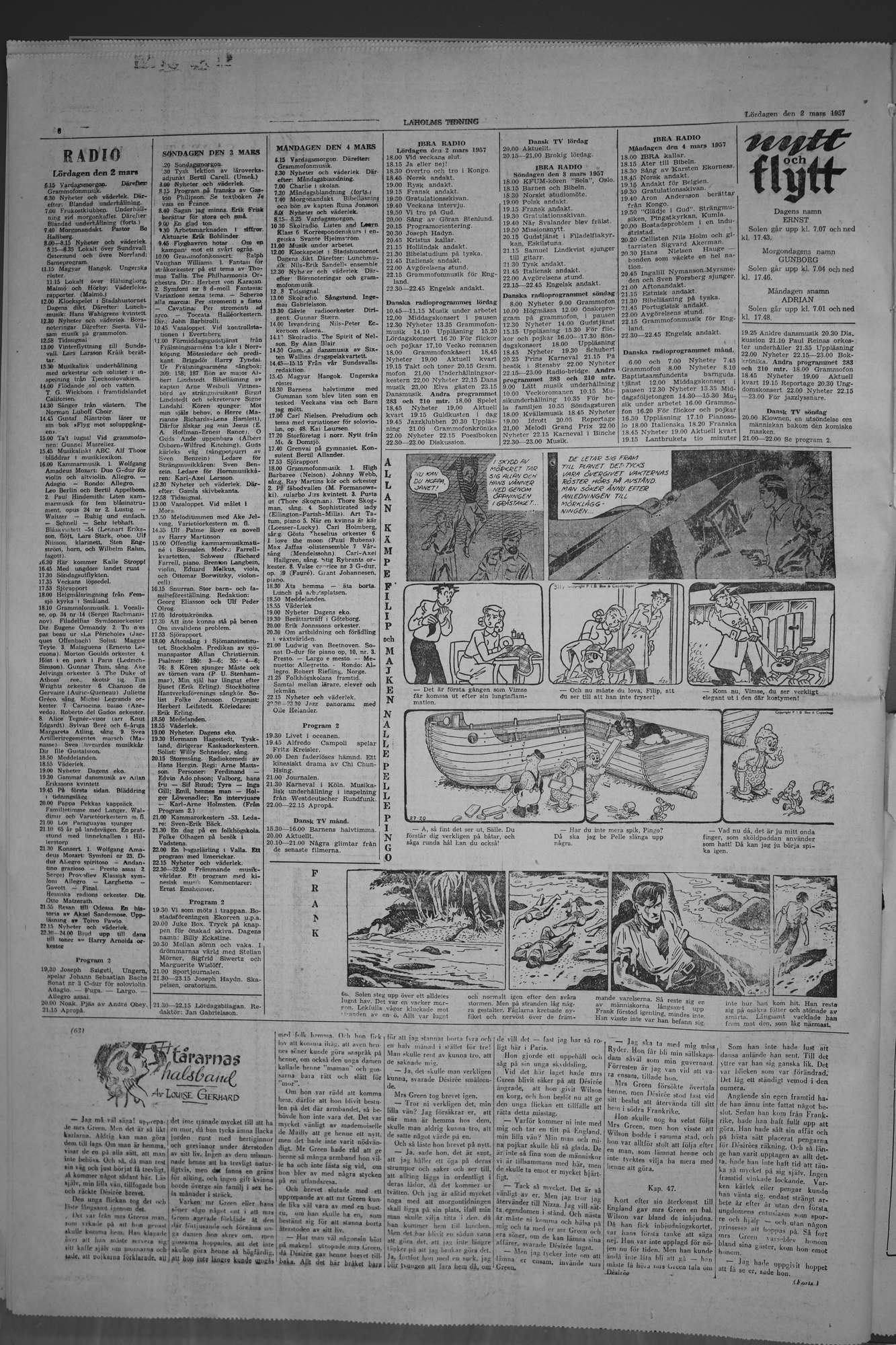 Laholms Tidning Lördag 2 mars 1957, sida 6