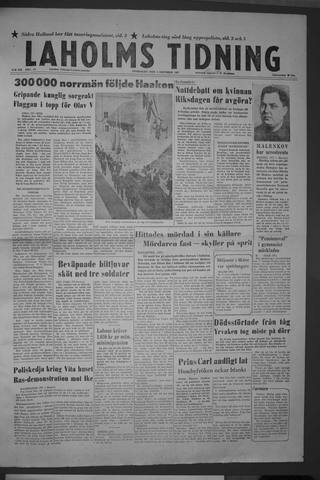 Förstasidan, Onsdag 2 oktober 1957