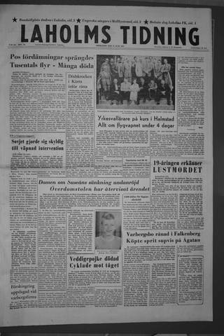 Förstasidan, Fredag 21 juni 1957