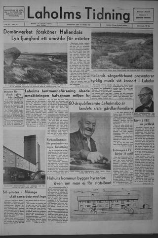 Förstasidan, Onsdag 23 mars 1966