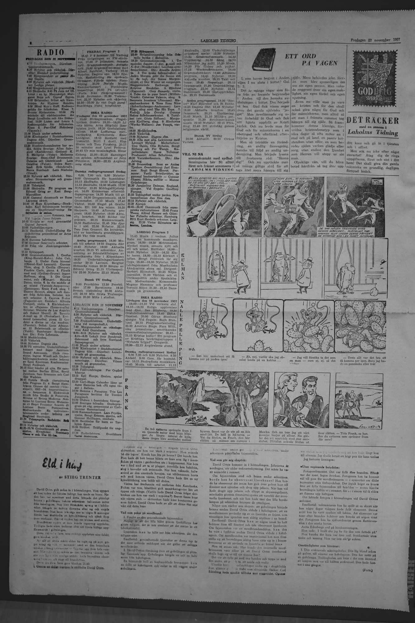 Laholms Tidning Fredag 22 november 1957, sida 6