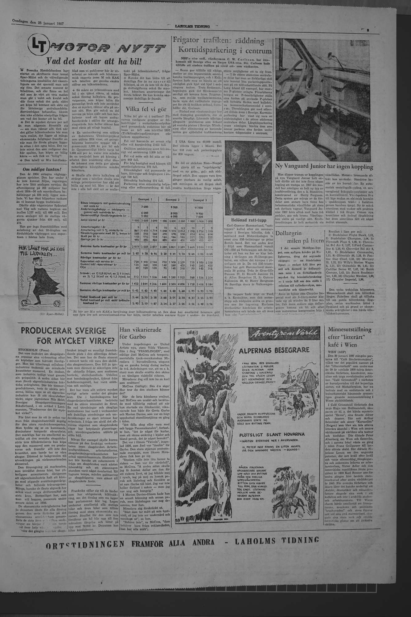 Laholms Tidning Onsdag 23 januari 1957, sida 5