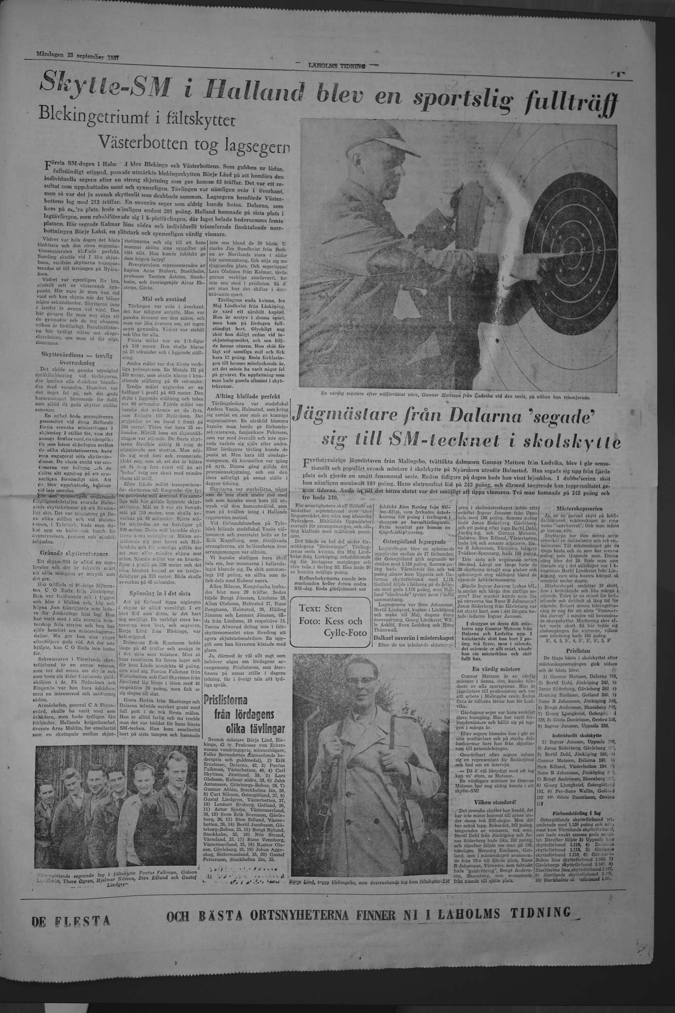 Laholms Tidning Måndag 23 september 1957, sida 5