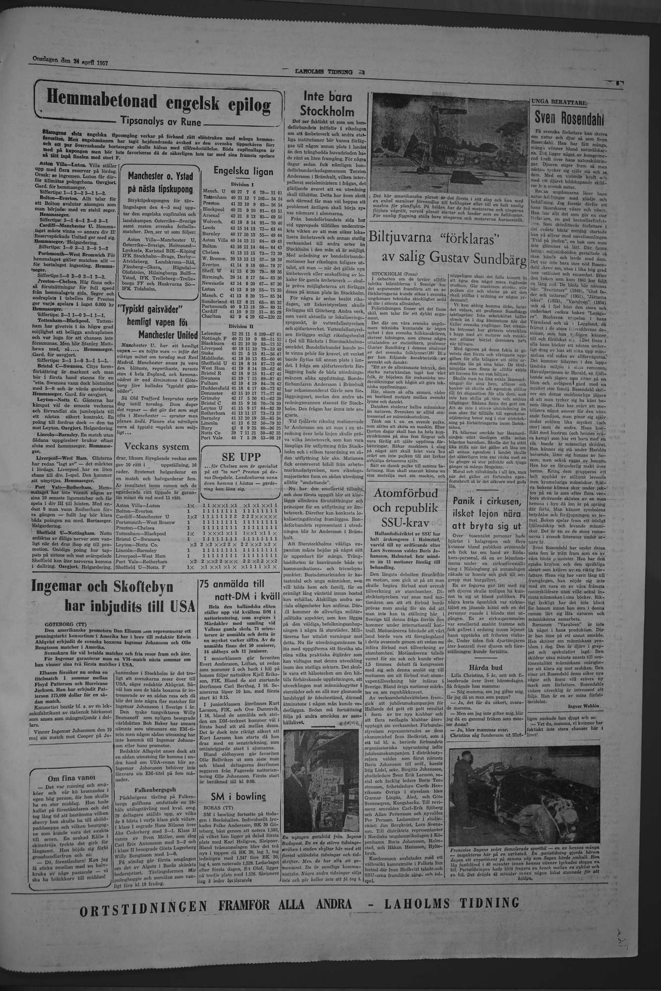 Laholms Tidning Onsdag 24 april 1957, sida 5