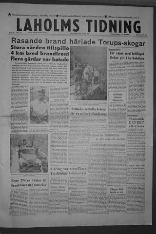 Förstasidan, Fredag 24 maj 1957