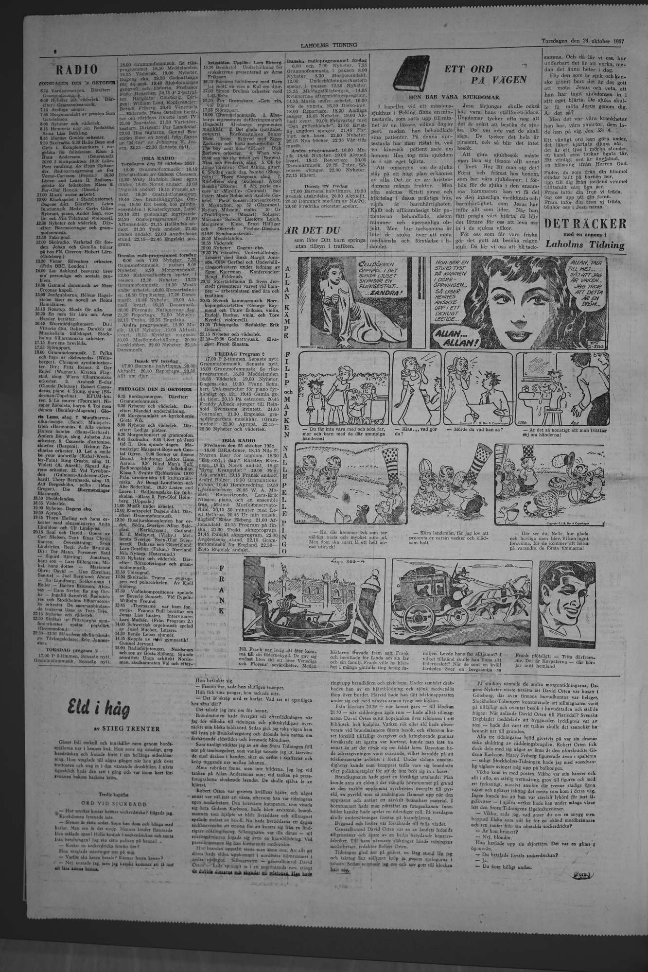 Laholms Tidning Torsdag 24 oktober 1957, sida 6