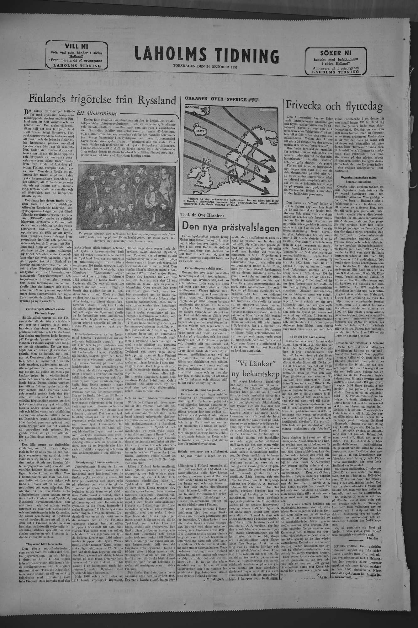 Laholms Tidning Torsdag 24 oktober 1957, sida 8