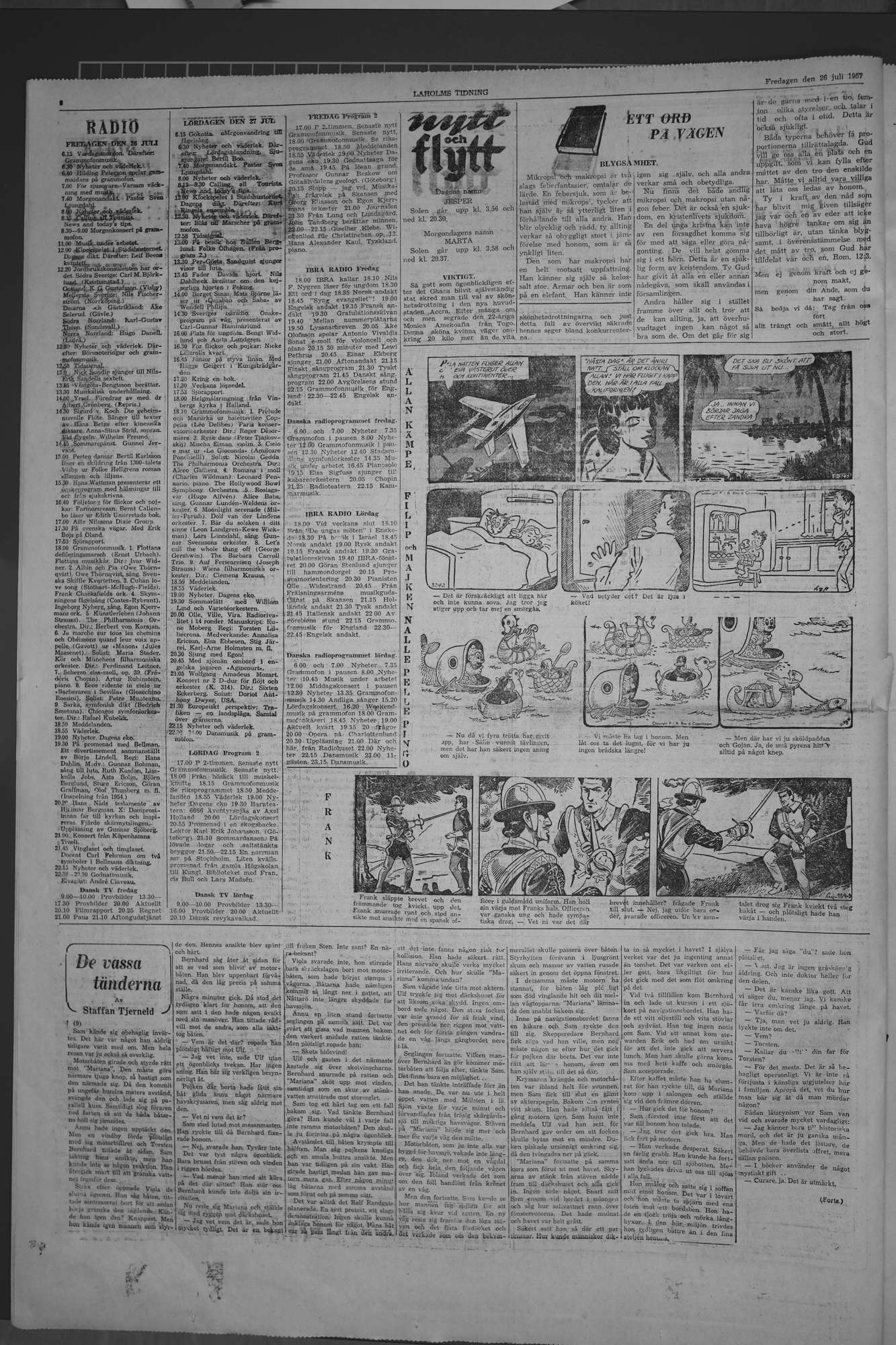 Laholms Tidning Fredag 26 juli 1957, sida 6