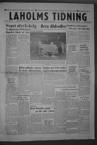 Förstasidan, Måndag 27 maj 1957