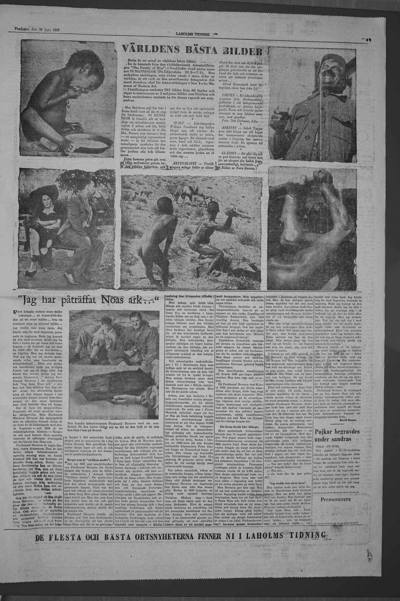 Laholms Tidning Fredag 28 juni 1957, sida 5