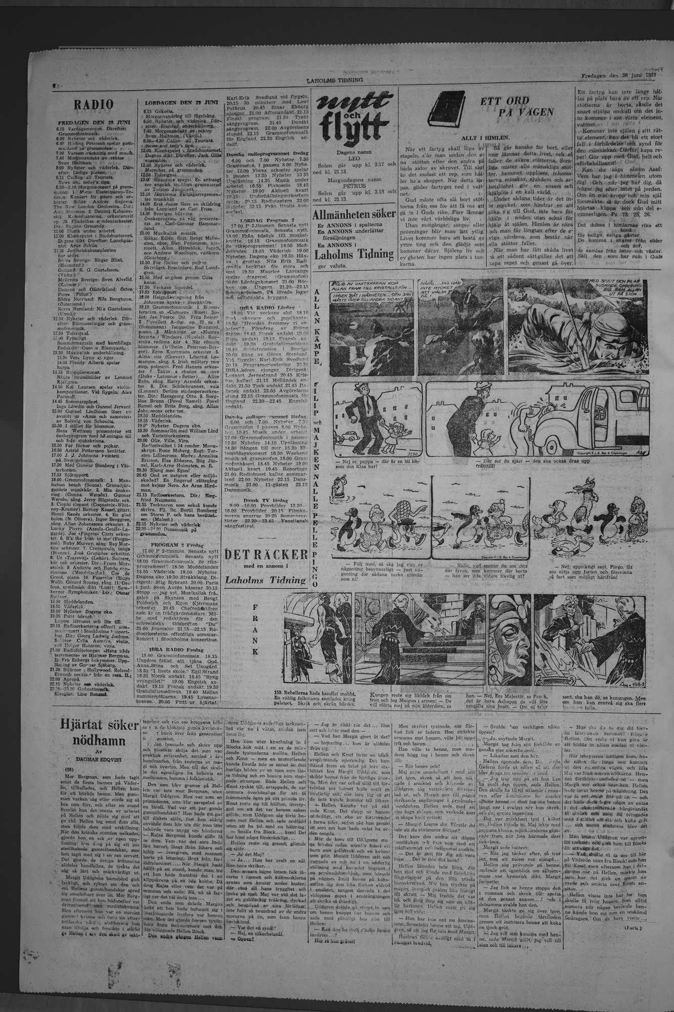 Laholms Tidning Fredag 28 juni 1957, sida 6