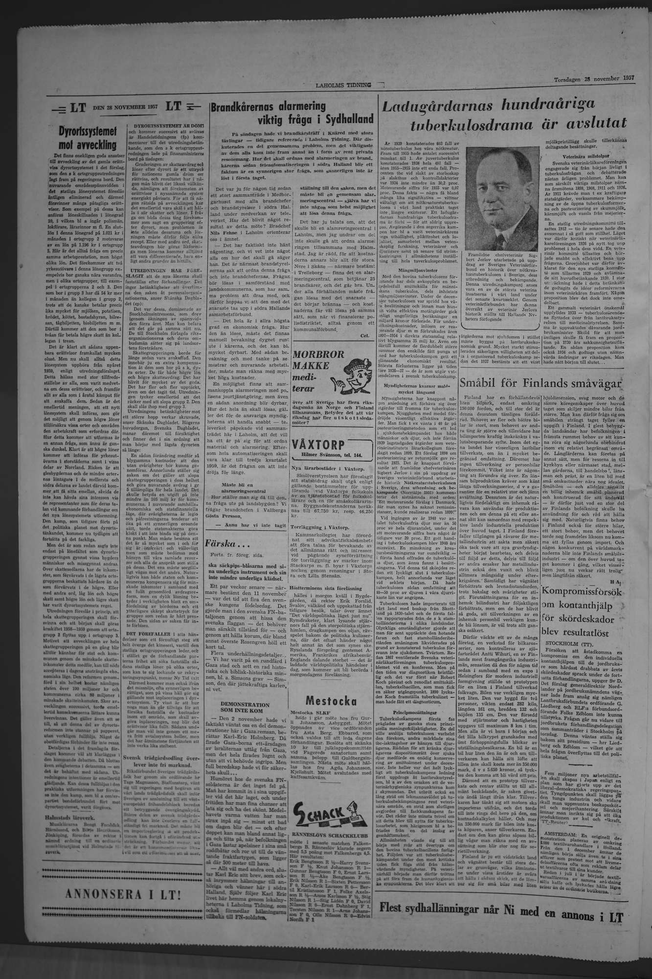 Laholms Tidning Torsdag 28 november 1957, sida 4