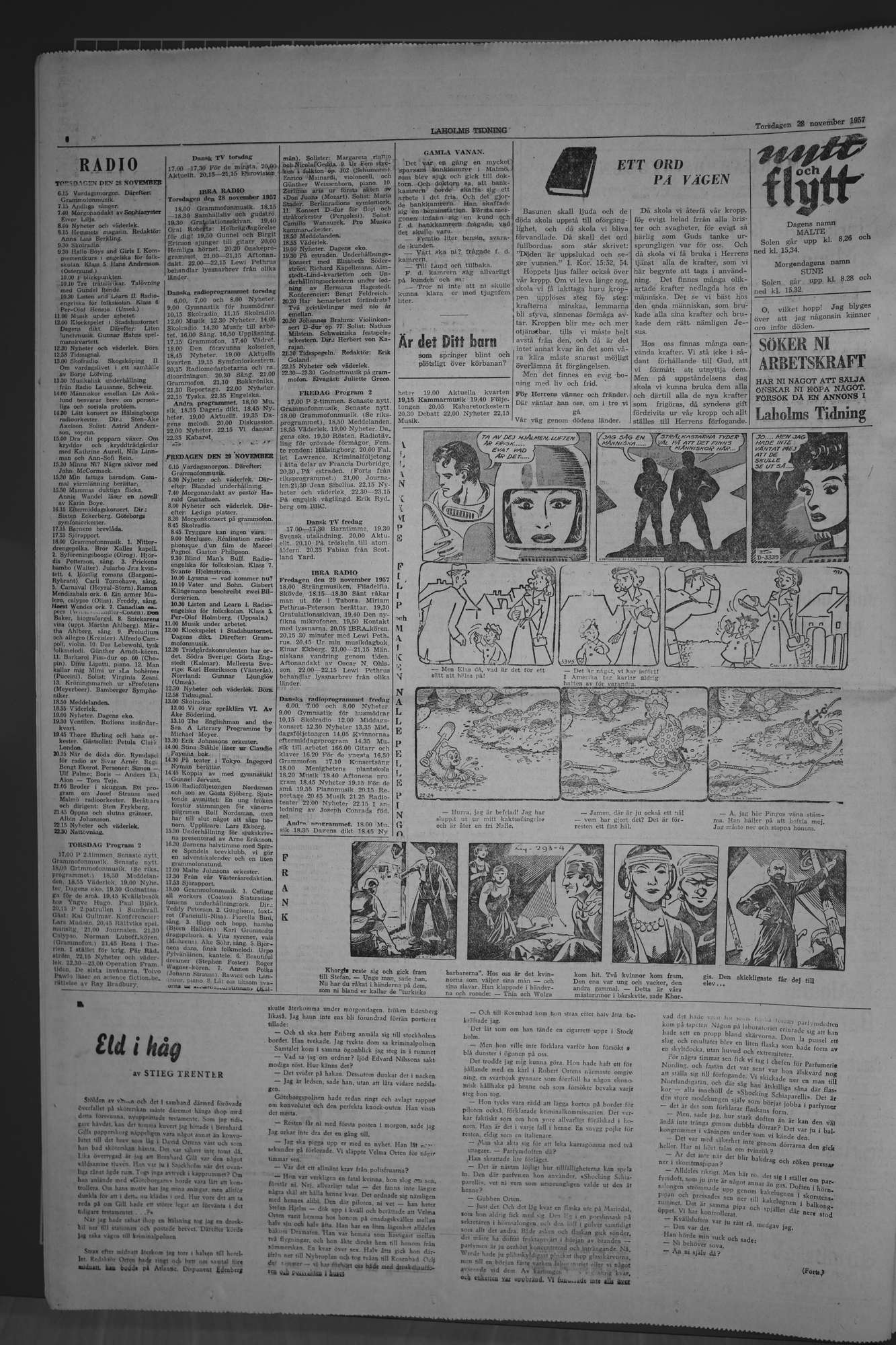 Laholms Tidning Torsdag 28 november 1957, sida 6