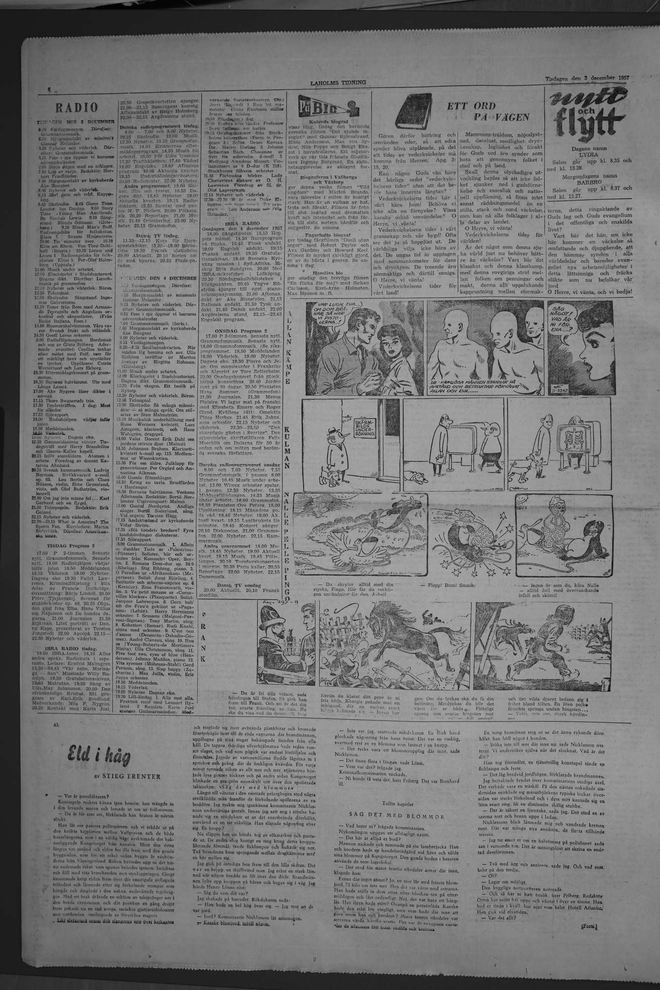 Laholms Tidning Tisdag 3 december 1957, sida 6