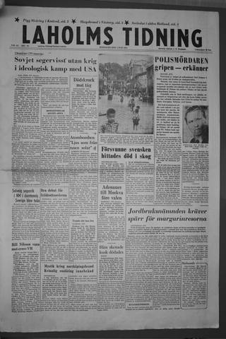 Förstasidan, Måndag 3 juni 1957